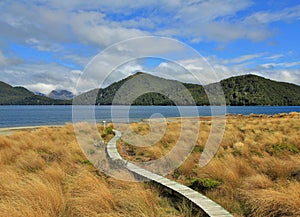 Landscape in the Fjordland National Park