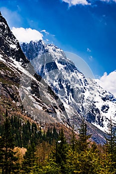 Landscape of Four Girls Mountain