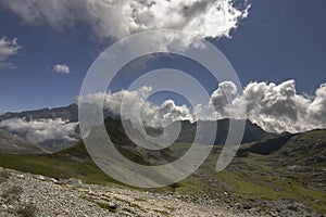 Landscape in Fuente De in Picos de Europa photo