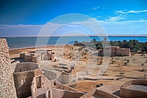 Landscape of Gaafar ecolodge Siwa Egypt photo