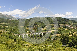 Landscape in Garfagnana (Tuscany)