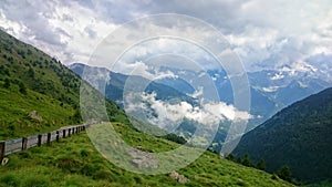 Landscape from Gavia Pass, Italian Alps