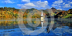Landscape from Geamana Lake, Apuseni Mountains,Romania