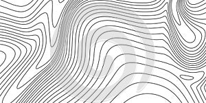 Landscape geodesy topographic map background. Grey topographic lines