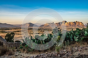 Landscape in Gheralta in Northern Ethiopia, Africa