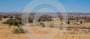 Landscape in Gheralta in Tigray, Northern Ethiopia.