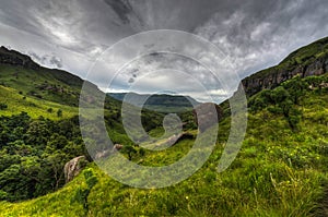 Landscape of Giants Castle Game Reserve