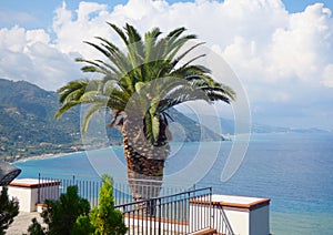 Landscape of Gioiosa Marea at Sicily photo