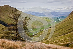 Landscape. Glengesh Pass. county Donegal. Ireland photo