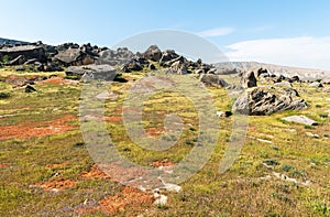 Landscape in Gobustan, Azerbaijan