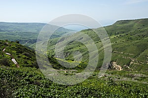 Landscape of Golan Heights