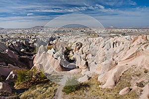 Landscape of Goreme National Park, Cappadocia