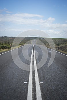 Landscape of Great Ocean Road in Victoria Australia