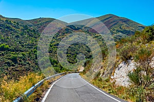 Landscape of Greek island Corfu