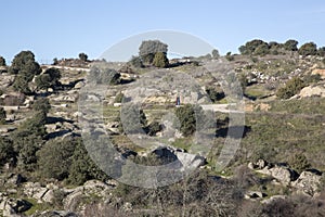 Landscape in Guadarrama Mountain Range, Madrid