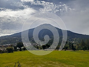 Landscape gunung berapi