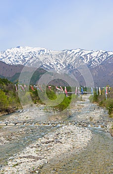 Landscape of Hakuba in Nagano, Japan