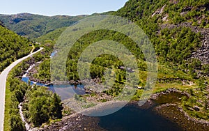 Landscape of Hallingskarvet Park, Norway