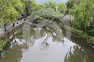 The landscape in heshun town,yunnan,china