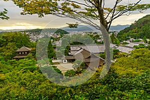 Landscape with the Higashiyama Jisho-ji Temple, and Kyoto