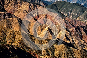 Landscape of the High Atlas mountains, Morocco