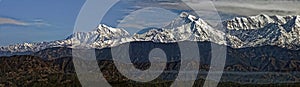 Landscape of Himalayan mountain from Kausani at early morning