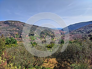 landscape of the hinterland of Finale Ligure