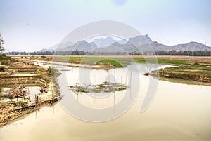 Landscape in Hpa-An, Myanmar