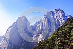 Landscape of Huangshan montain(yellow mountain)