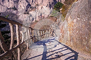 Landscape of Huangshan montain(yellow mountain)