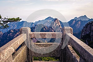 Landscape of Huangshan montain(yellow mountain)