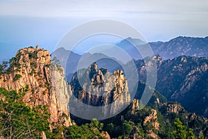 Landscape of Huangshan montain(yellow mountain)