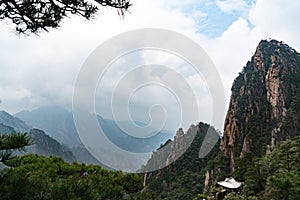 Landscape of Huangshan mountain Yellow mountain, Anhui, China