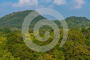 Landscape of Hurulu Eco park in Sri Lanka