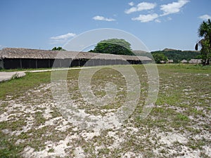 Parque Nacional Gran Sabana Choza de techo de Palma photo