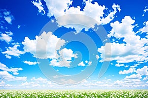 a beautiful blue sky and a white cloud.