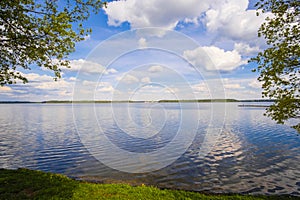 image of lake Valdai in Russia