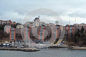 Landscape with the image of Stockholm