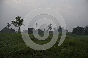 Landscape background in Asia photo