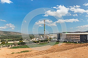 Landscape of an industrial zone