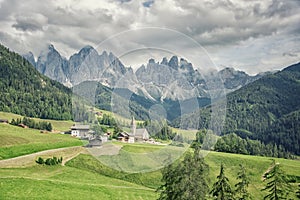 Landscape in the italian Dolomites