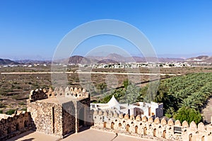 Landscape from Jabreen Castle - Oman