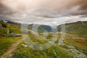 Landscape in Jotunheimen national park