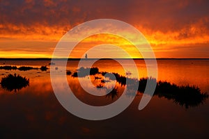 Landscape of Juyan Lake Basin photo
