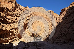 Landscape of Kal Jenni desert canyon , Iran