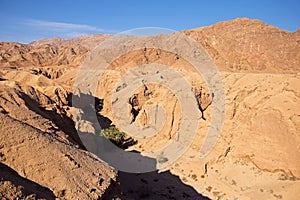 Landscape of Kal Jenni desert canyon , Iran