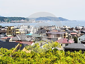Landscape of Kamakura city, Japan