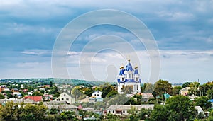 Landscape of Kamianets-Podilskyi, Ukraine