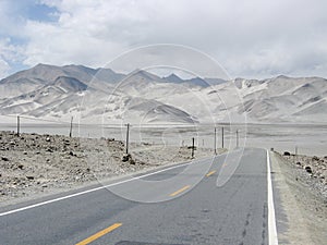 Landscape on the Karakoram Highway