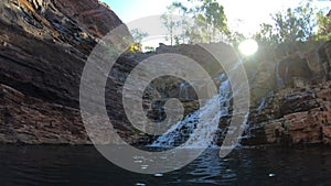 Landscape of karijini pilbara Western Australia